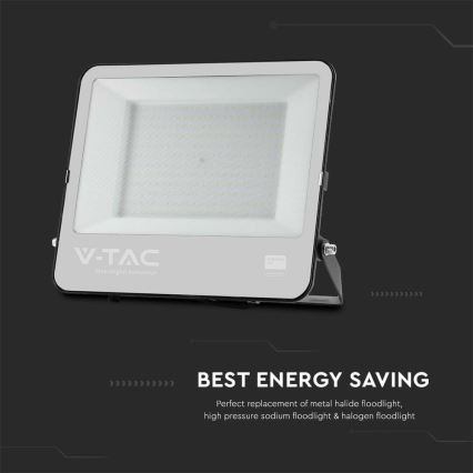 Екстериорен LED прожектор SAMSUNG CHIP LED/200W/230V 6500K IP65 черен