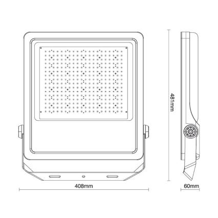 Екстериорен LED прожектор PROFI PLUS LED/300W/230V 5000K IP66