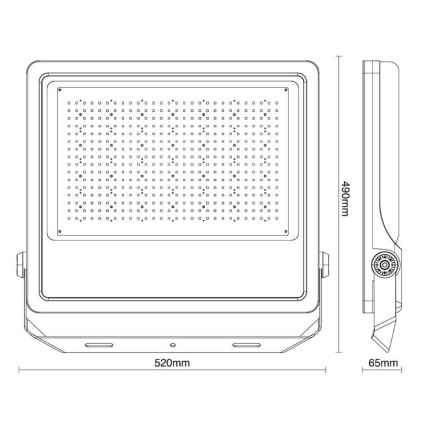Екстериорен LED прожектор PROFI PLUS LED/400W/230V 5000K IP66