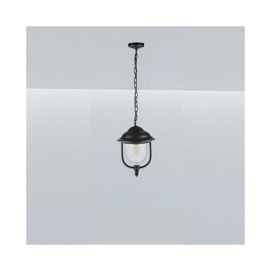 Екстериорен пендел 1xE27/60W/230V IP44 черен