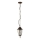 Екстериорен пендел ARRAIA 1xE27/15W/230V IP44 бронзова патина