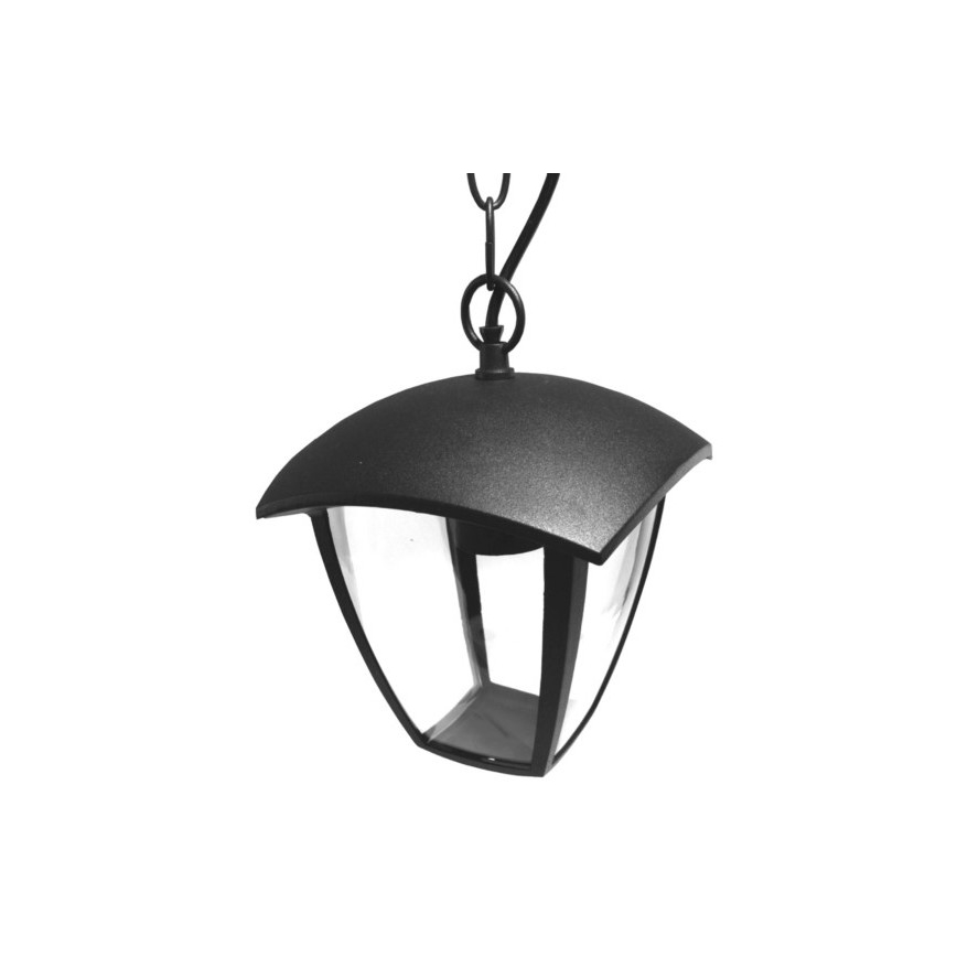 Екстериорен пендел SURVA 1xE27/60W/230V IP44 черен