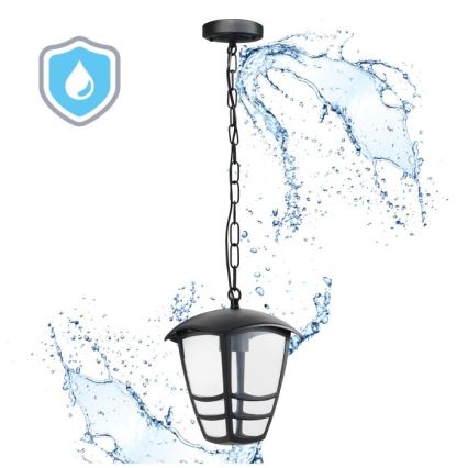 Екстериорен пендел TEVIO 1xE27/60W/230V IP54 черен