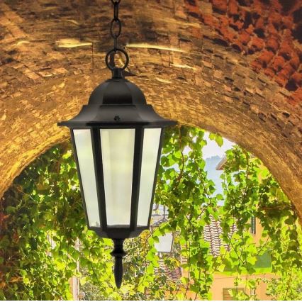 Екстериорен полилей 1xE27/20W/230V IP43 черен