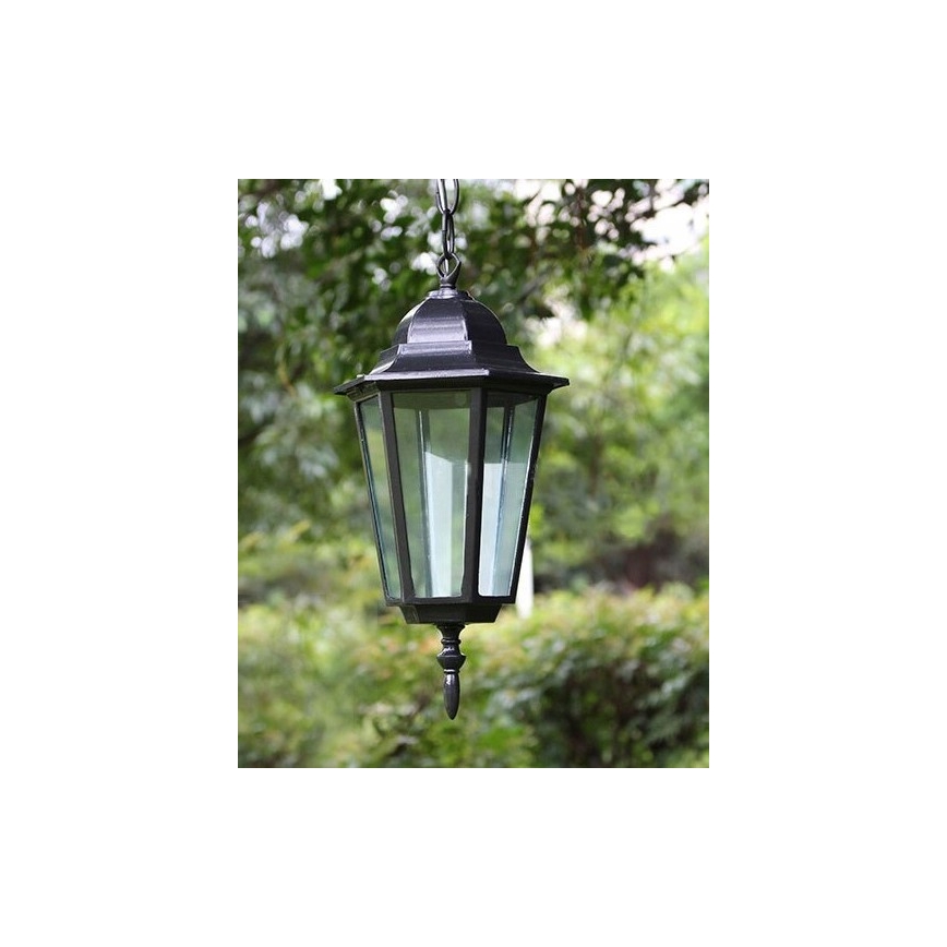 Екстериорен полилей 1xE27/20W/230V IP43 черен