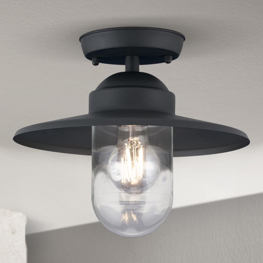 Екстериорен полилей за повърхностен монтаж EDWARD 1xE27/60W/230V IP44 черен