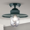 Екстериорен полилей за повърхностен монтаж EDWARD 1xE27/60W/230V IP44 зелен