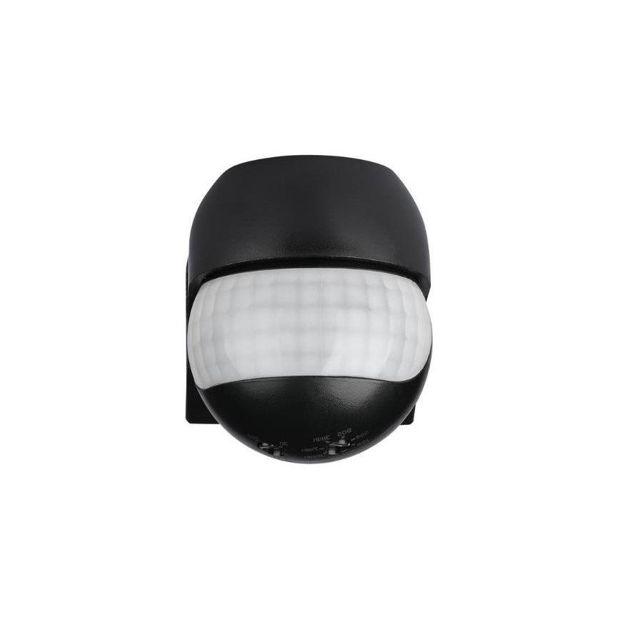 Екстериорен сензор за движение 230V IP44 черен