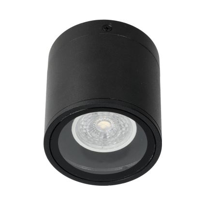 Екстериорен спот 1xGU10/35W/230V IP54 кръгъл черен