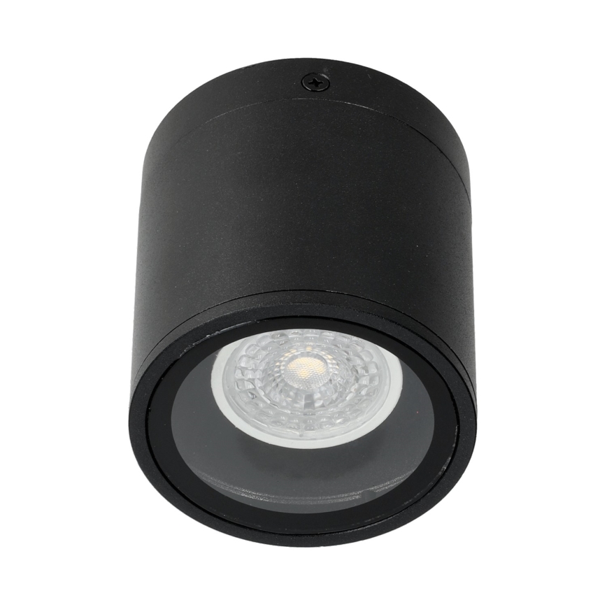 Екстериорен спот 1xGU10/35W/230V IP54 кръгъл черен