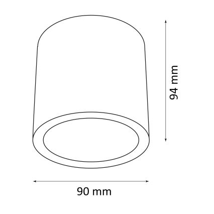 Екстериорен спот OHIO 1xGU10/10W/230V IP54 черен