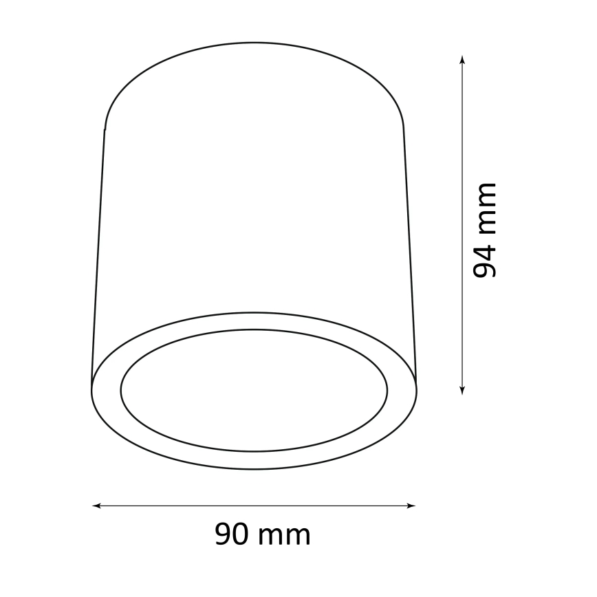 Екстериорен спот OHIO 1xGU10/10W/230V IP54 черен