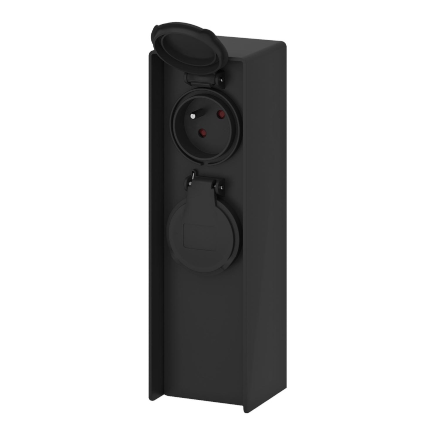 Екстериорен стълб с контакти 2Z 230V IP44
