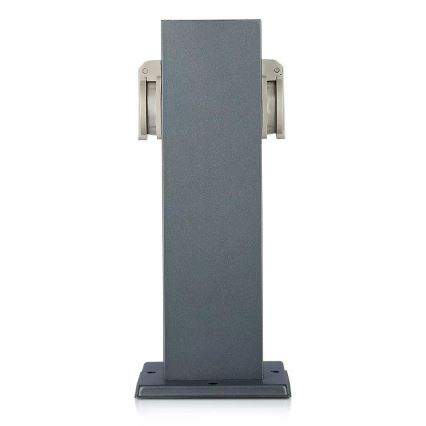 Екстериорен стълб с контакти SCHUKO 2Z 230V IP44