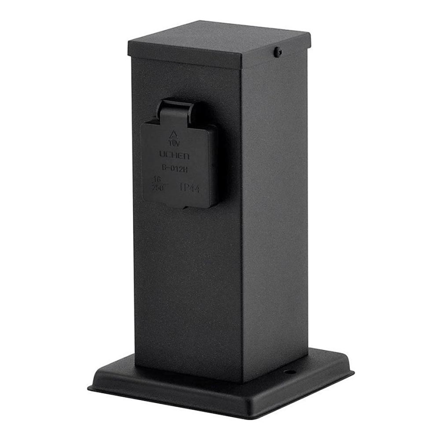 Екстериорен стълб с контакти 2Z SCHUKO 230V антрацит IP44