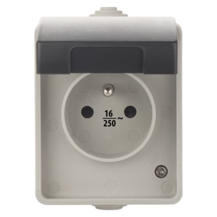 Екстериорен контакт FRENCH 250V / 16A IP54