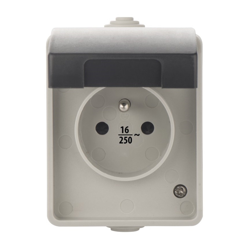 Екстериорен контакт FRENCH 250V / 16A IP54