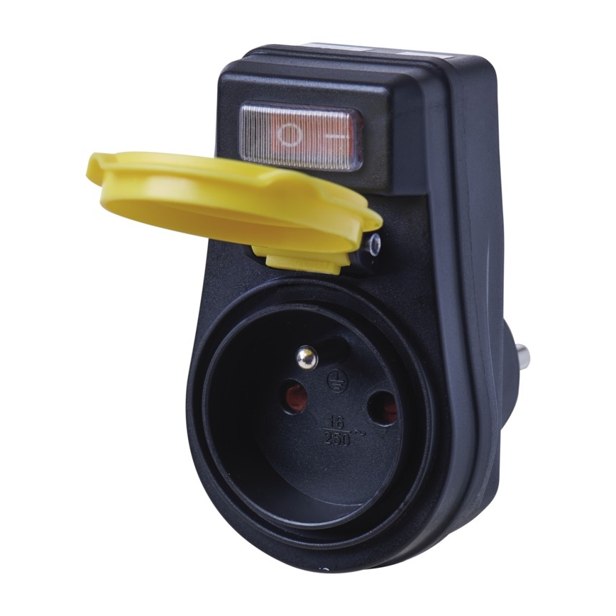 Екстериорен контакт с превключвател FRENCH 250V/16A IP44