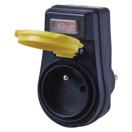 Екстериорен контакт с превключвател FRENCH 250V/16A IP44