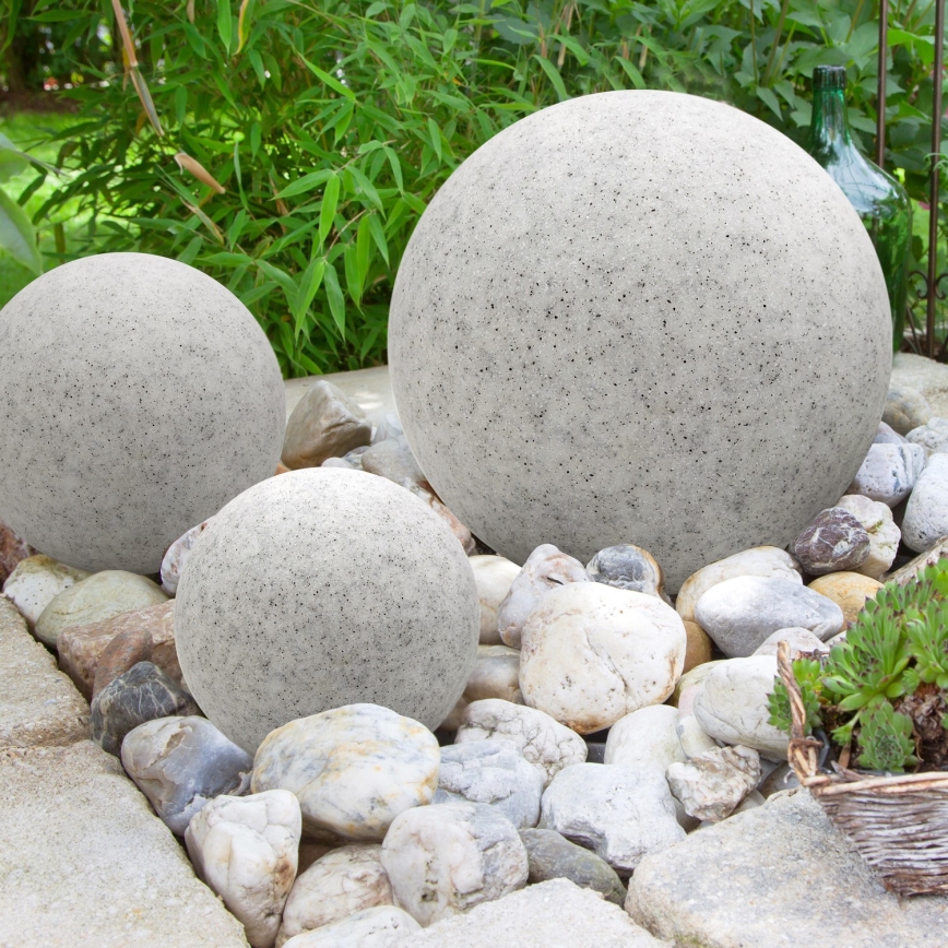 Екстериорна декоративна лампа GARDEN BALL 1xE27/40W/230V IP65 ⌀ 25 см
