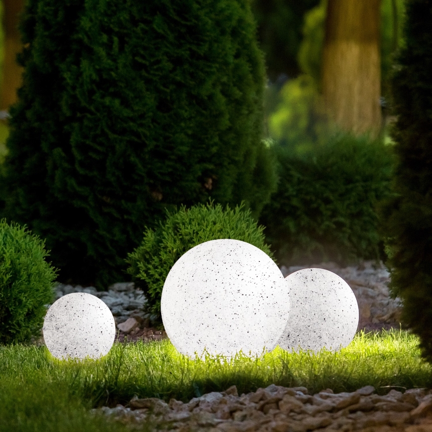 Екстериорна декоративна лампа GARDEN BALL 1xE27/40W/230V IP65 ⌀ 25 см