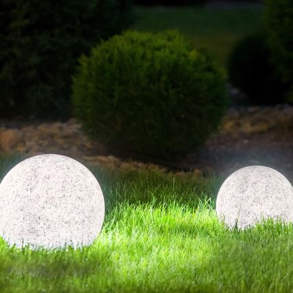 Екстериорна декоративна лампа GARDEN BALL 1xE27/40W/230V IP65 ⌀ 28 см