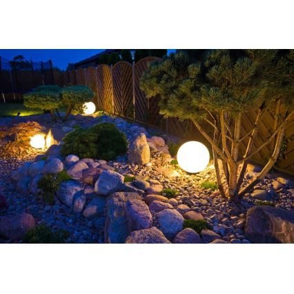 Екстериорна декоративна лампа GARDEN BALL 1xE27/40W/230V IP65 ⌀ 28 см