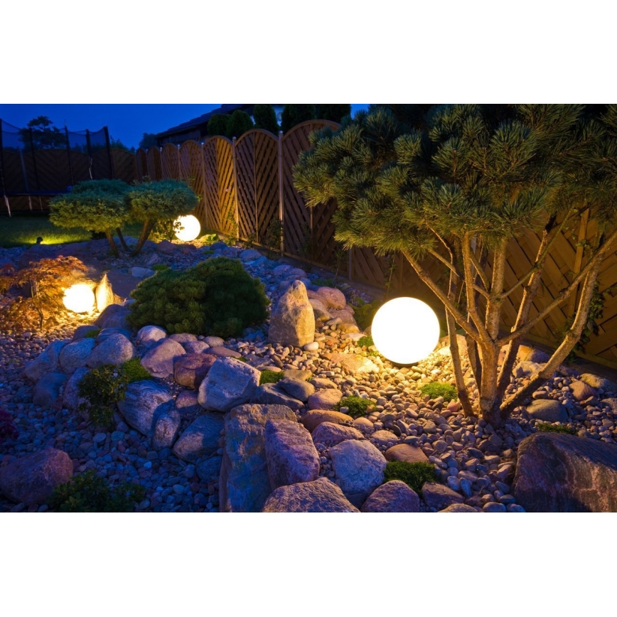 Екстериорна декоративна лампа GARDEN BALL 1xE27/40W/230V IP65 ⌀ 28 см