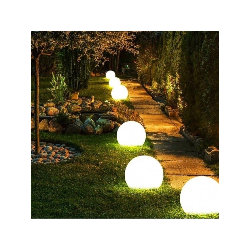 Екстериорна декоративна лампа GARDEN BALL 1xE27/40W/230V IP65 ⌀ 38 cм