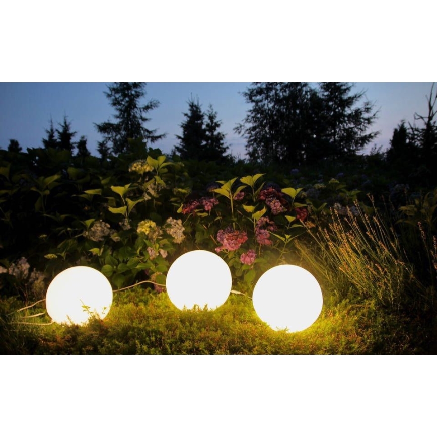 Екстериорна декоративна лампа GARDEN BALL 1xE27/40W/230V IP65 ⌀ 38 cм