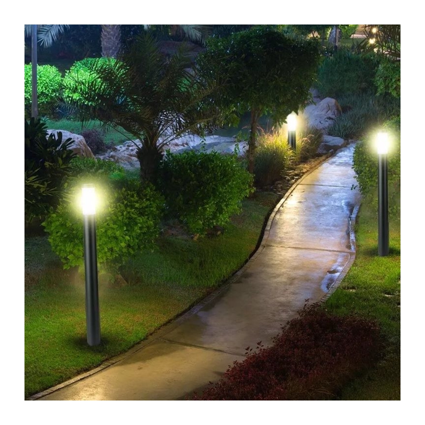 Екстериорна лампа 1xE27/60W/230V IP44 110см черна