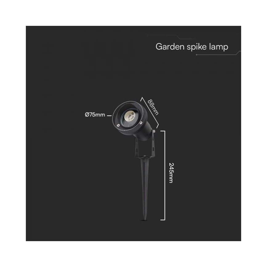 Екстериорна лампа 1xGU10/35W/230V IP65