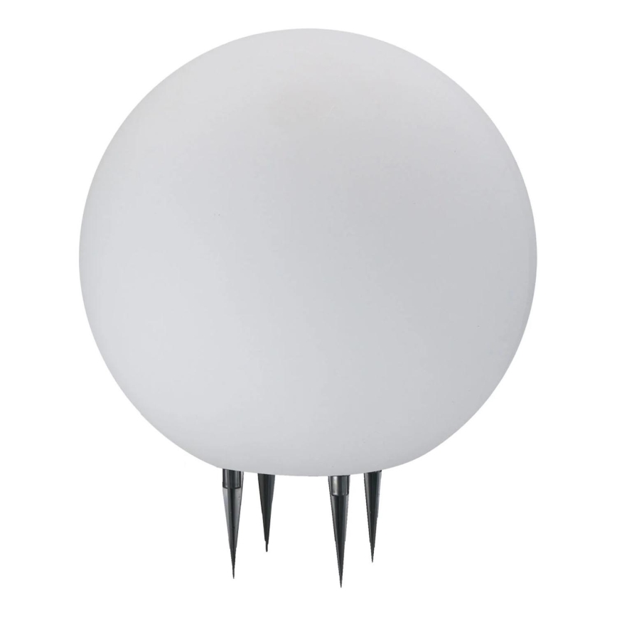Екстериорна лампа ARGENTO 1xE27/15W/230V Ø 30 см IP65 бял