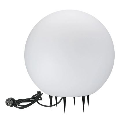 Екстериорна лампа ARGENTO 1xE27/15W/230V Ø 40 см IP65 бял
