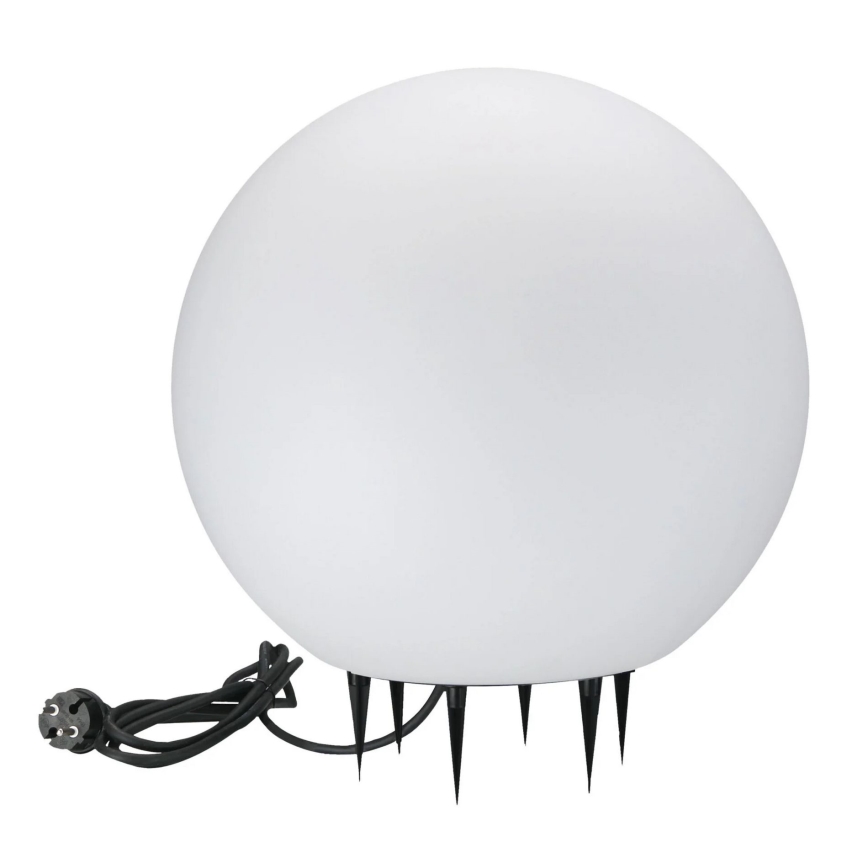 Екстериорна лампа ARGENTO 1xE27/15W/230V Ø 40 см IP65 бял