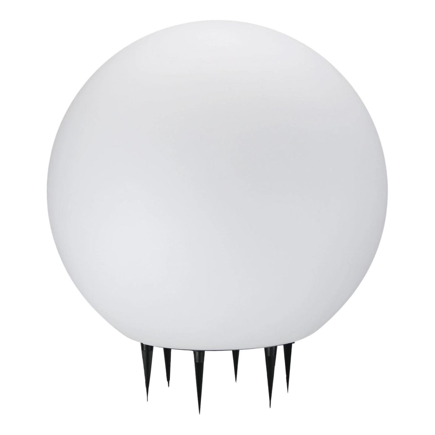 Екстериорна лампа ARGENTO 1xE27/15W/230V Ø 50 см IP65 бял