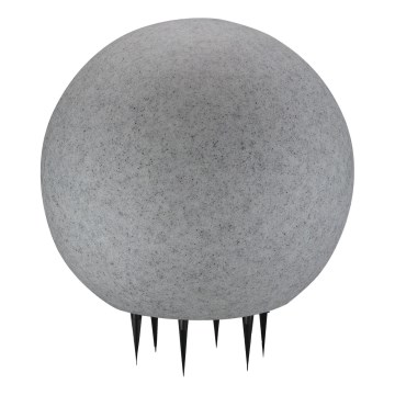Екстериорна лампа ARGENTO 1xE27/15W/230V Ø 50 см IP65 сив