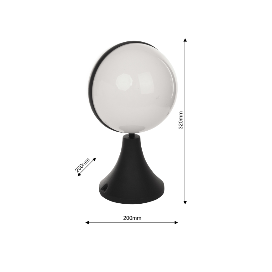 Екстериорна лампа CIRCULO 1xE27/40W/230V IP44