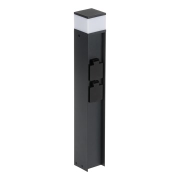 Екстериорна лампа с 2 контакта DASTEN 1xG9/11W/230V 50 см IP44 черен
