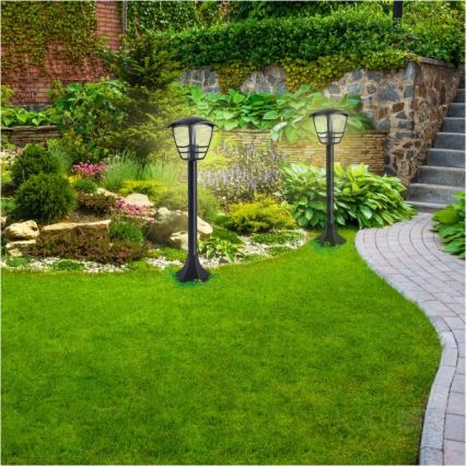 Екстериорна лампа TEVIO 1xE27/60W/230V IP54 97 см черен