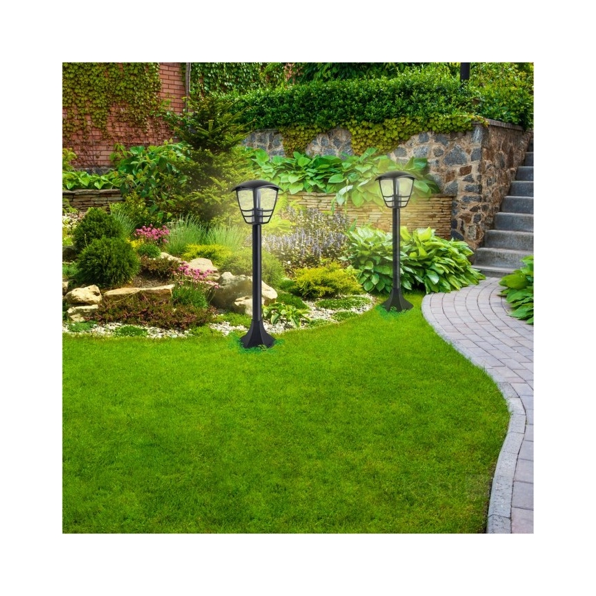 Екстериорна лампа TEVIO 1xE27/60W/230V IP54 97 см черен