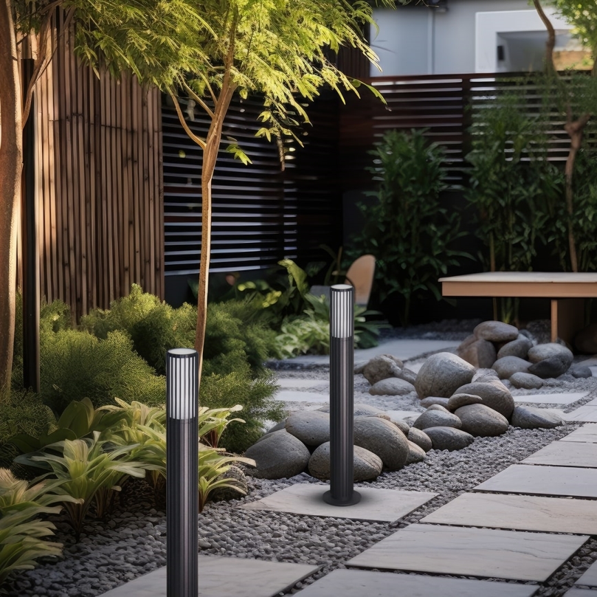 Екстериорна лампа VERTICAL 1xGU10/8W/230V IP44 черен