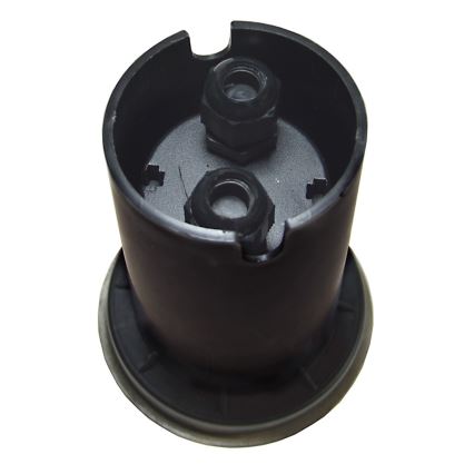Екстериорна лампа за алея 1xGU10/35W/230V IP67 матов хром