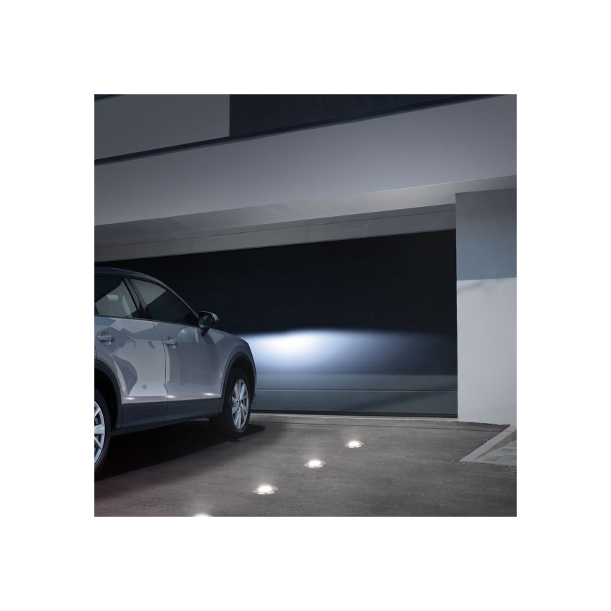 Екстериорна лампа за алея LUKKA CONNECT 1xGU10/4W/230V IP67 матов хром кръгла