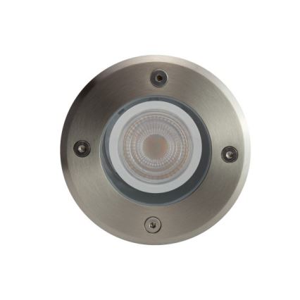 Екстериорна лампа за алея LUKKA CONNECT 1xGU10/4W/230V IP67 матов хром кръгла
