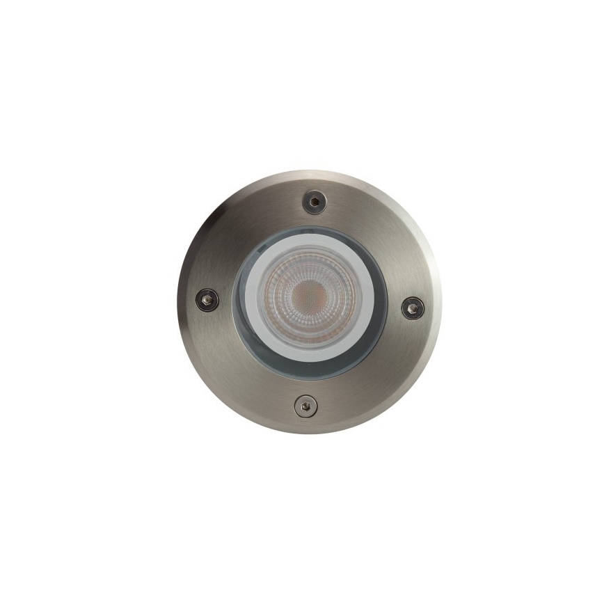 Екстериорна лампа за алея LUKKA CONNECT 1xGU10/4W/230V IP67 матов хром кръгла