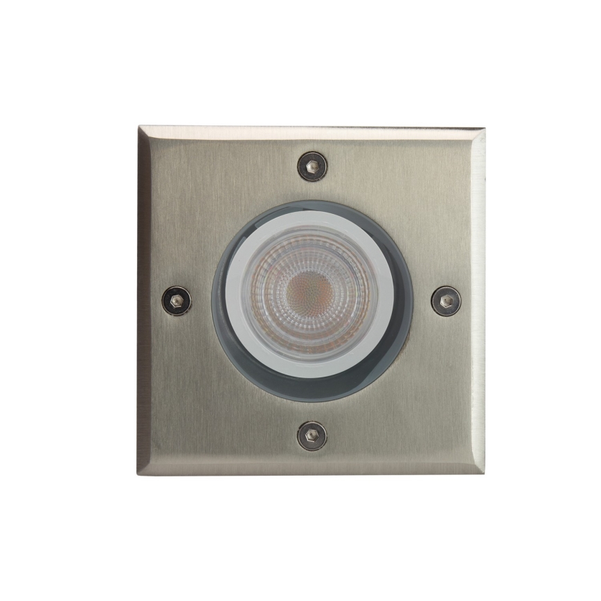 Екстериорна лампа за алея LUKKA CONNECT 1xGU10/4W/230V IP67 матов хром ъглов