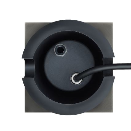 Екстериорна лампа за алея LUKKA CONNECT 1xGU10/4W/230V IP67 матов хром ъглов