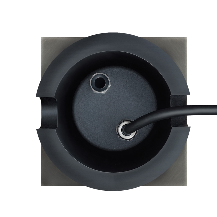 Екстериорна лампа за алея LUKKA CONNECT 1xGU10/4W/230V IP67 матов хром ъглов