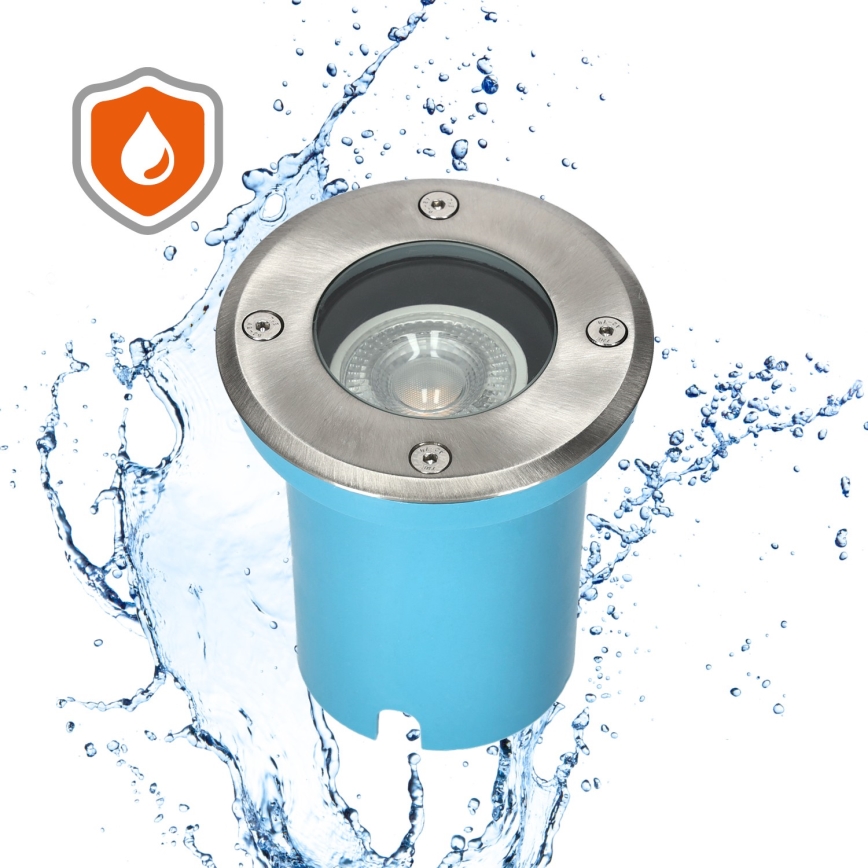 Екстериорна лампа за окачен таван ENTRADA2 1xGU10/50W/230V IP65